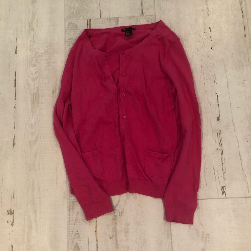 Hot pink H & M sweater!